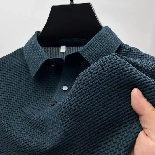Woven golf shirt